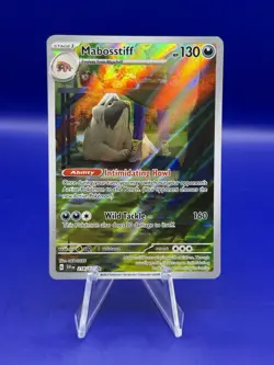 Pokemon TCG Mabostiff 218/198 Scarlet And Violet Base Set Illustration Rare (NM) - Image 1