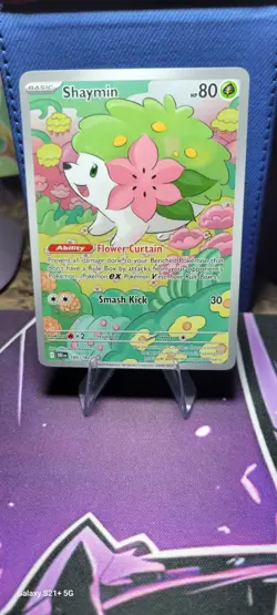 SHAYMIN Pokemon tcg card Destined Rivals DRI full Illustration rare SIR IR #185 - Image 1