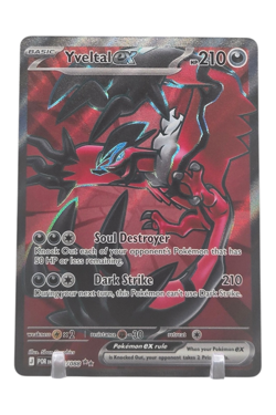 Yveltal EX 105/088 Paradox Rift Full Art Secret Rare Holo Pokemon Card NM - Image 1