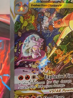 Charizard VSTAR SWSH262 SWSH: Sword & Shield Promo Cards Holo Off Center - Image 3