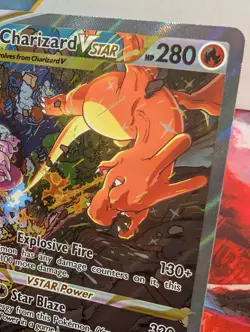 Charizard VSTAR SWSH262 SWSH: Sword & Shield Promo Cards Holo Off Center - Image 4