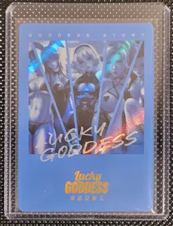 AERITH FINAL FANTASY 7 GODDESS STORY LUCKY GODDESS 2 SV-02 waifu anime card new - Image 2