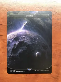 Swamp 242 Extended Borderless MTG Magic the Gathering Card NM Mint Unfinity UNF - Image 1