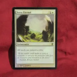 1x Terra Eternal - Foil Moderate Play MTG Magic - Image 1