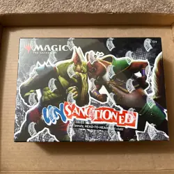 Unsanctioned Sealed Box Foil & Regular Full Art Lands 5 Decks Dice Booster Tutor - Image 1