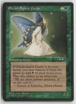 Elvish Spirit Guide Moderately Played 69 Alliances Magic: The Gathering - Image 1