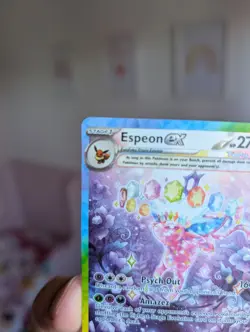 Pokemon TCG Espeon EX 155/131 Illustration Rare Prismatic Evolution 2025 NM - Image 3