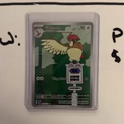Pokemon Pidgeotto Illustration Rare Holo SV03 Obsidian Flames 208/197 90 HP Card - Image 1
