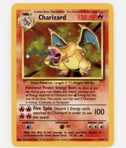 Pokemon TCG Charizard Base Set 4/102 Holo 1999-2000 Wizards Base Set... - Image 1
