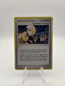 Pokemon Cynthia's Feelings 131/146 Miscellaneous Cosmos Holo Trainer English LP - Image 1