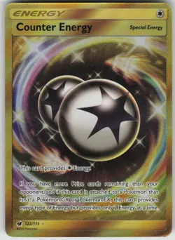 Pokemon TCG Counter Energy (Secret) Secret Rare SM - Crimson Invasion 122/111 - Image 1
