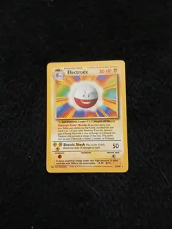 Electrode 25/130 Rare Base Set 2 Pokemon MP - Image 1