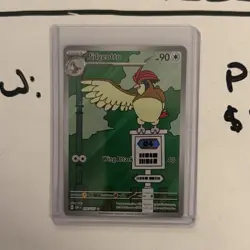 Pokemon Pidgeotto Illustration Rare Holo SV03 Obsidian Flames 208/197 90 HP - Image 1