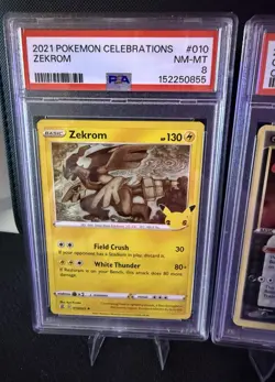Pokemon 2021 Celebrations PSA Lot: Greninja, Pikachu,Ho-Oh,Kyogre,Palkia, Zekrom - Image 5