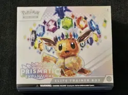 Pokemon Prismatic Evolutions Elite Trainer Box ETB New Factory Sealed - Image 1