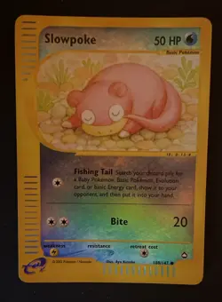 Pokemon Slowpoke Aquapolis Reverse Holo 108/147 MP 2002 - Image 1