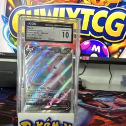Pokemon TCG Mew V Fusion Strike Ultra Rare Holo CGC 10 2021 - Image 1