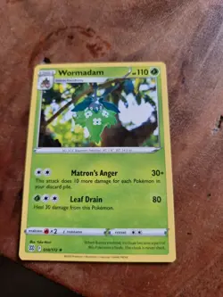 Pokemon Wormadam 010/172 Brilliant Stars Regular Rare - Image 1