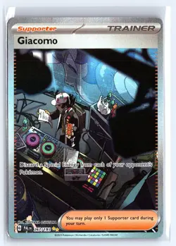 Giacomo 267/193 Special Illustration Rare Paldea Evolved Pokemon Holo NM - Image 1