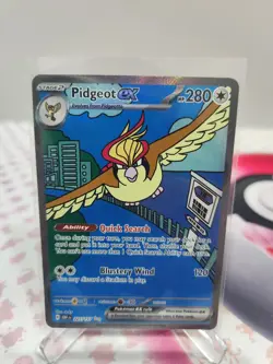 Pokemon TCG - Pidgeot ex 225/197 - Obsidian Flames - SIR - NM/M - Image 1