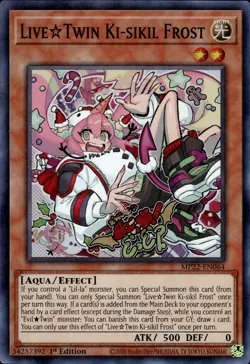 Live Twin Ki-Sikil Frost - Super Rare 1st Edition MP22-EN064 - NM - YuGiOh - Image 1