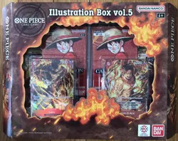 One Piece TCG Illustration Box Vol. 5 Vol. 6 New Sealed 2 Box Lot Bandai Luffy - Image 2