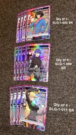 Union Arena Solo Leveling x4 ea - Cha Hae-in / Esil / Han Song-yi 011 /008/003 - Image 1