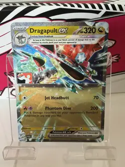 Pokemon TCG card - Dragapult ex 130/167 Prize Pack Series 6 stamped promo - Image 1