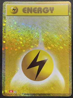 Lightning Energy Holo Pokemon Card Japanese NM Charizard Deck Classic Collection - Image 1