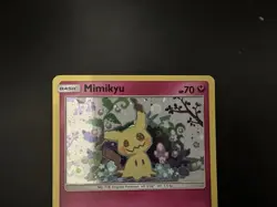 Mimikyu SM163 Holo Promo Pokemon Card Excellent Condition - Image 2