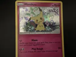 Mimikyu SM163 Holo Promo Pokemon Card Excellent Condition - Image 3