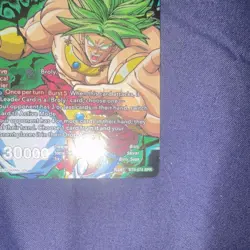 Bandai Broly the Supreme Berserker SPR Foil BT6-074 Dragon Ball Super Card - Image 4