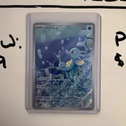 Pokemon Horsea Illustration Rare Holo Sv: Shrouded Fable 067/064 60 HP Card - Image 1