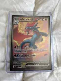 Salamence ex 187/159 Sv09: Journey Together SIR Pokemon TCG Card NM - Image 1