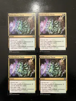 Witherbloom Charm X4X NM/M Secrets of Strixhaven SOS MTG - Image 1