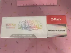 Pokemon Prismatic Evolutions ETB + Booster Bundle Costco 2 Pack - SEALED In Hand - Image 5
