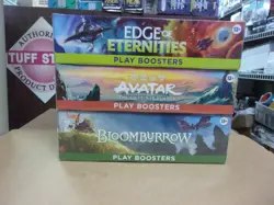 MTG AVATAR + EDGE ETERNITIES + BLOOMBURROW PLAY BOOSTER BOX LOT - Image 1
