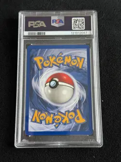 Pokemon Hitmonchan 7/102 Base Set Vintage Holo PSA 8 - Image 2
