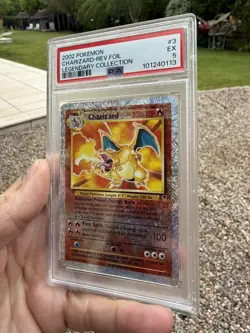 2002 Pokemon Legendary Collection Reverse Holo Charizard #3 PSA 5 EX Rare Grail - Image 4