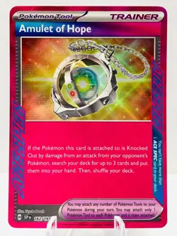 Pokemon Amulet of Hope 162/191 Surging Sparks Scarlet & Violet ACE SPEC Rare - Image 2