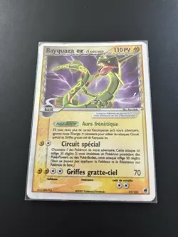 RAYQUAZA EX 97/101 BLOC EX ILES DES DRAGONS POKEMON HOLO FR - Image 3