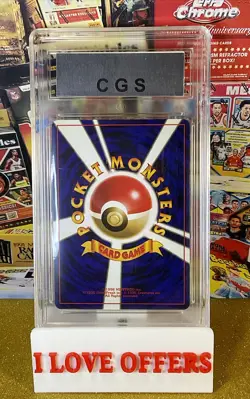 1996 POKEMON JAPANESE JUNGLE VENOMOTH HOLO FOIL CGS 9.5 C STORE MINT #49 READ - Image 3
