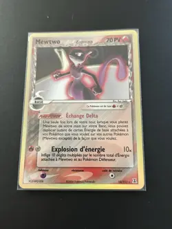 MEWTWO 12/113 BLOC EX ESPECES DELTA HOLO POKEMON FR - Image 3