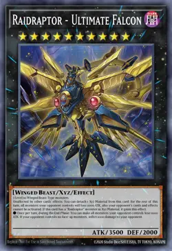 Raidraptor - Ultimate Falcon MGED-EN140 1st ED NM Yu-Gi-Oh! - Image 1
