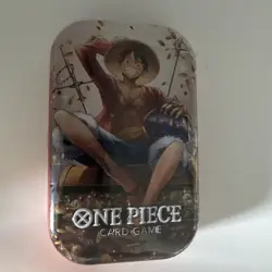 One Piece TCG Tin Pack Set Vol.2 Op 13 Monkey.D.Luffy Brand New Sealed - Image 1