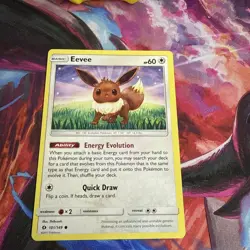 Eevee 101/149 - Sun & Moon - Common Reverse Holo Pokemon Card - NM - Image 2