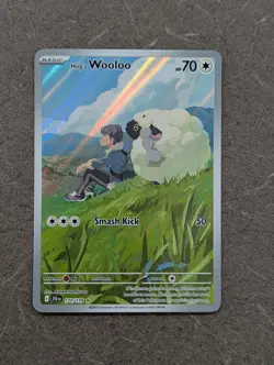 Pokemon Card 2025 HOP'S WOOLOO IR 170/159 Journey Together NM/M - Image 2