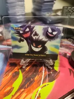 EP22 The Tower of Terror Black Logo Topps Pokemon TV Card - Image 1