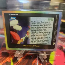 EP22 The Tower of Terror Black Logo Topps Pokemon TV Card - Image 2