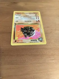 Golem 36/62 Unlimited Fossil Non-Holo Pokemon Card NM - Image 5